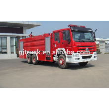 SINOTRUK HOWO 4 * 2 drive Foam Fire truck